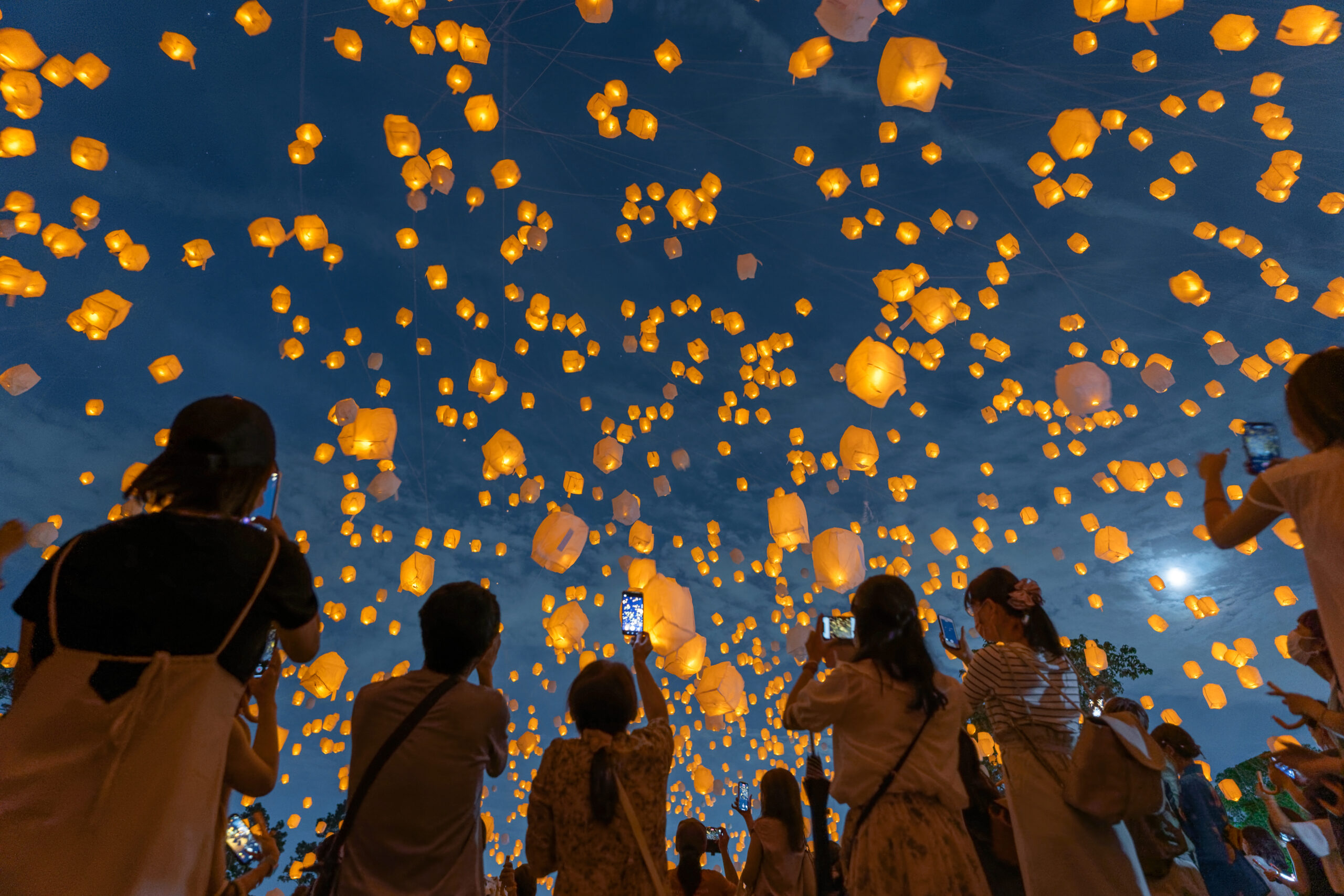 「京都七夕祭り2023」スカイランタン